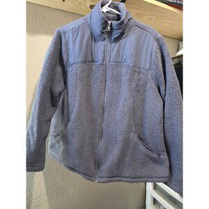 Exertek Gray Fleece Full Zip Jacket Women's Size 1X Xl Outdoors